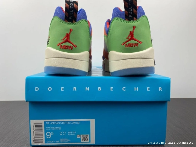 Official Maikesneakers Jordan Air DR6287-486 5 Doernbecher Low 0706